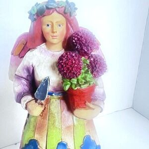 Jim Shore 2002 Angel Of Persistence Heartwood Creek Figurine Hand-Painted